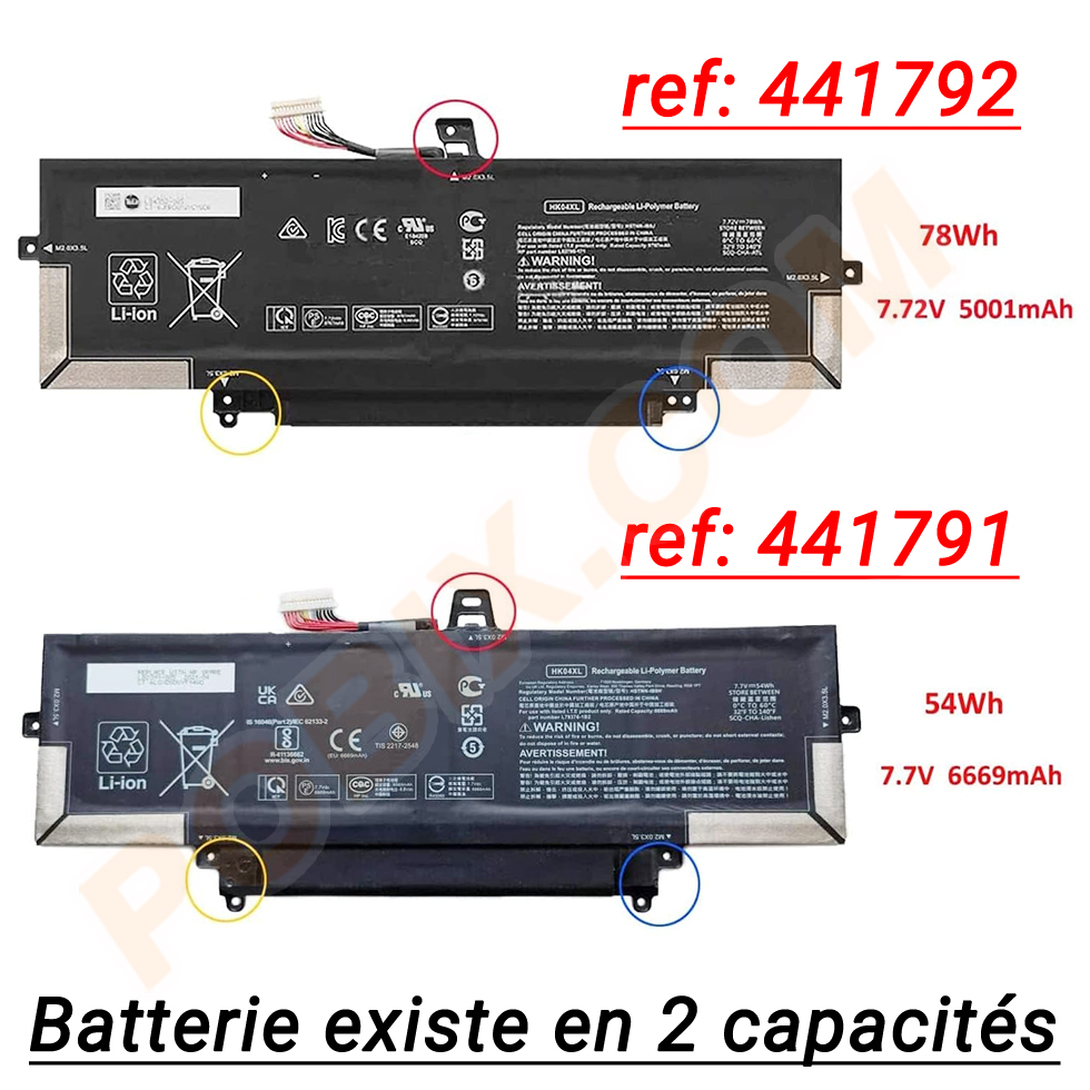 Photo batterie HP EliteBook X360 1030 G8 - 1