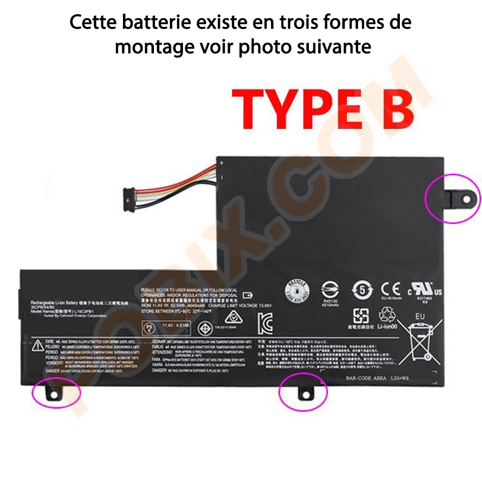 Photo batterie L15C3PB1 - 0