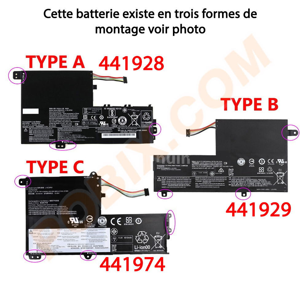 Photo batterie L15C3PB1 - 1