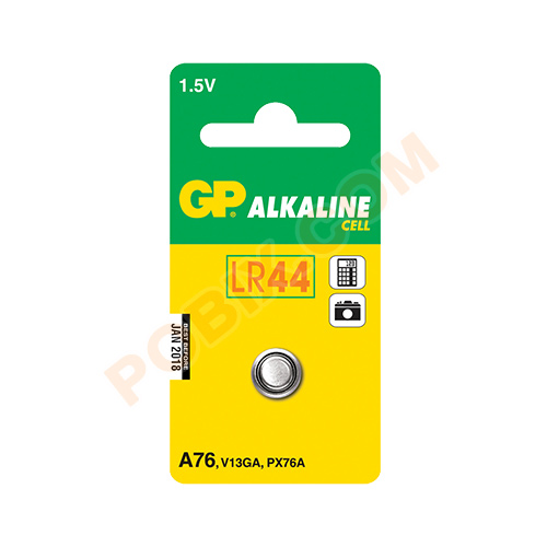  Pile bouton alcaline LR44/V13GA - 1,5V